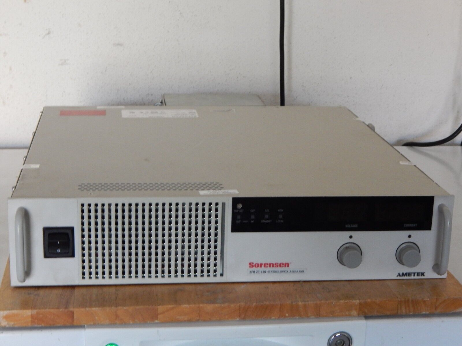 Xantrex XFR20-130 DC Power Supply, 20V, 130A, 2600W Xantrex XFR20-130 DC Power Supply, 20V, 130A, 2600W